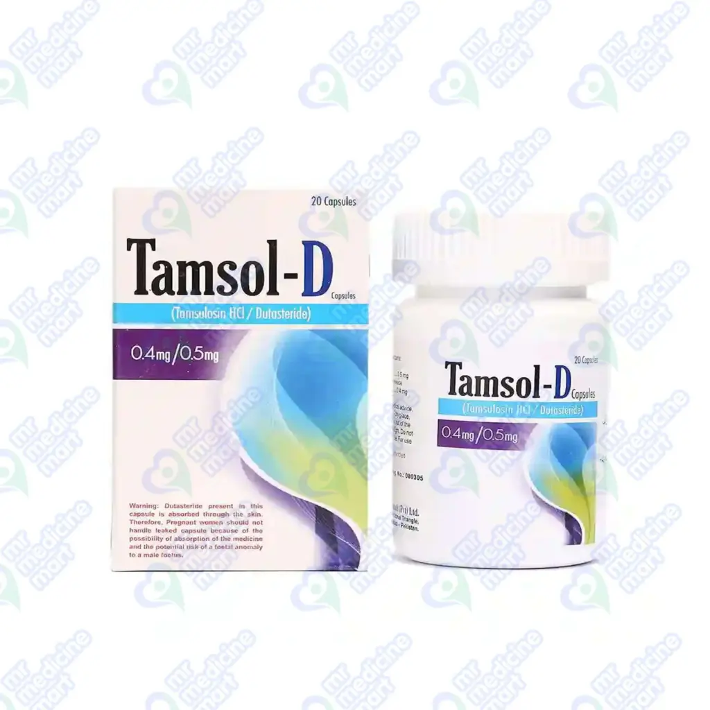 Tamsol D Caps 0.4mg/0.5mg Bottle
