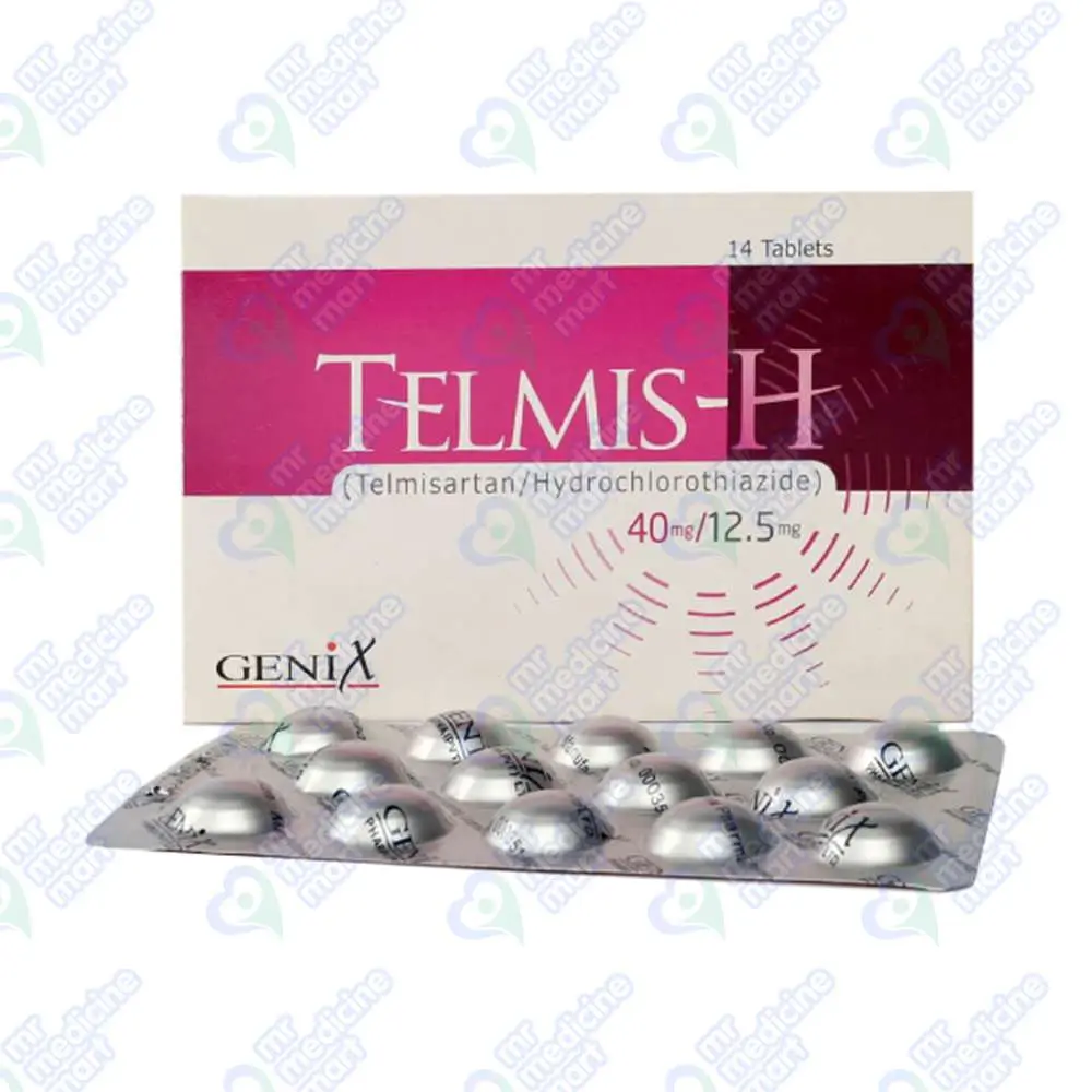 Telmis H 40/12.5mg Tablet 14 'S