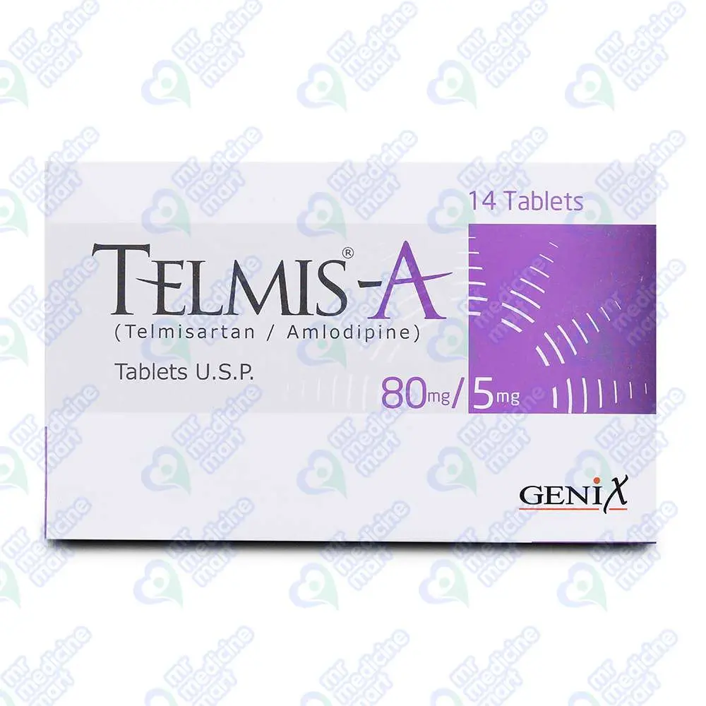 Telmis A 80/5mg Tablet 14 'S