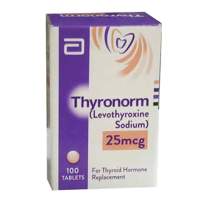 Thyronorm 25mg Tablet 100's
