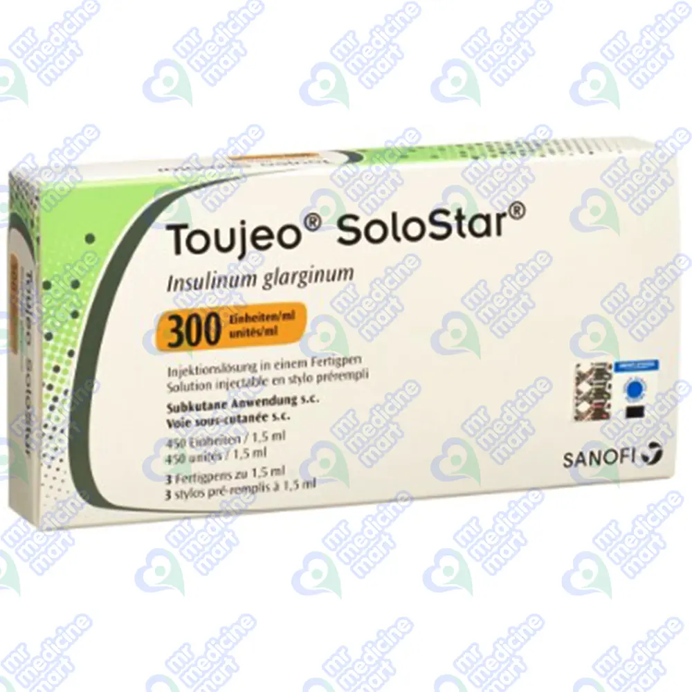 Toujeo Solostar Pen 300 Injection 1.5 Ml