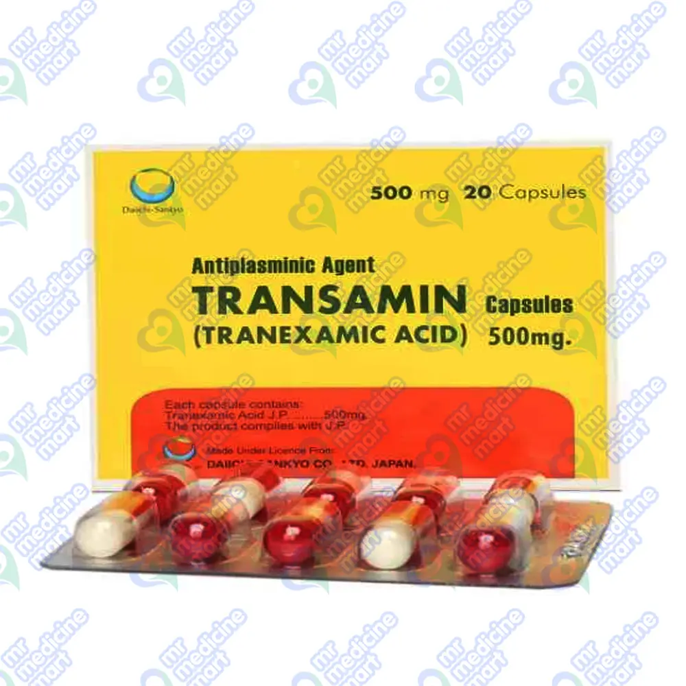 Transamin 500mg Capsule 10 'S