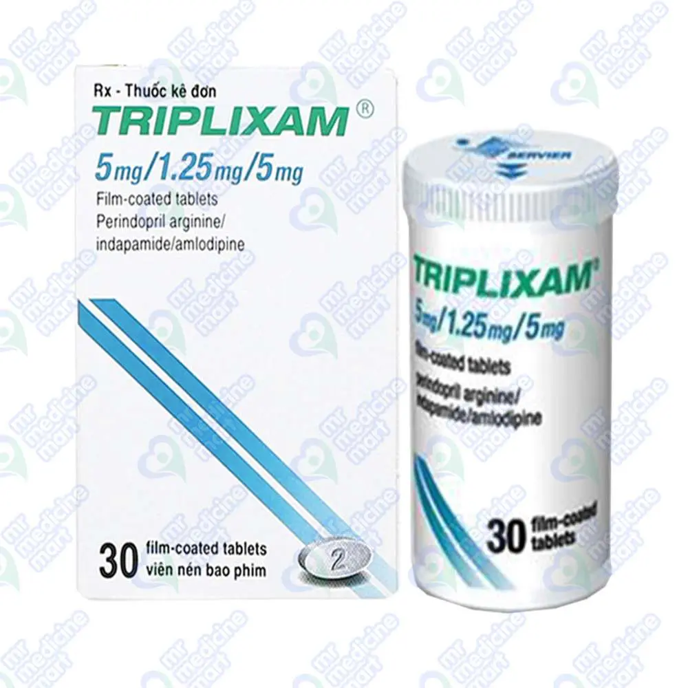 Triplixam 5mg/1.25mg/5mg Tablet 30 'S
