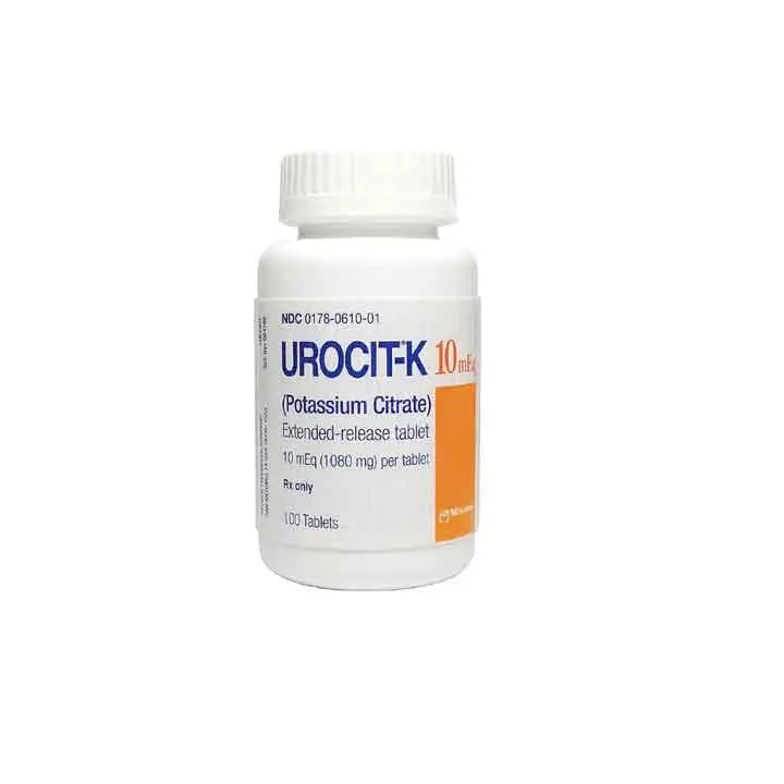 Urocit K 10mEq Tablets 100's