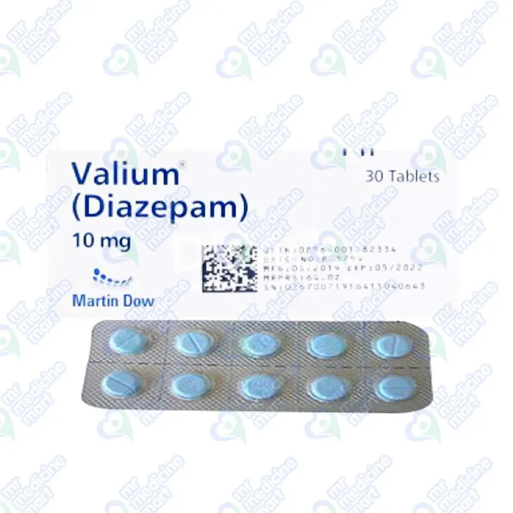 Valium 10mg Tablet 10 'S