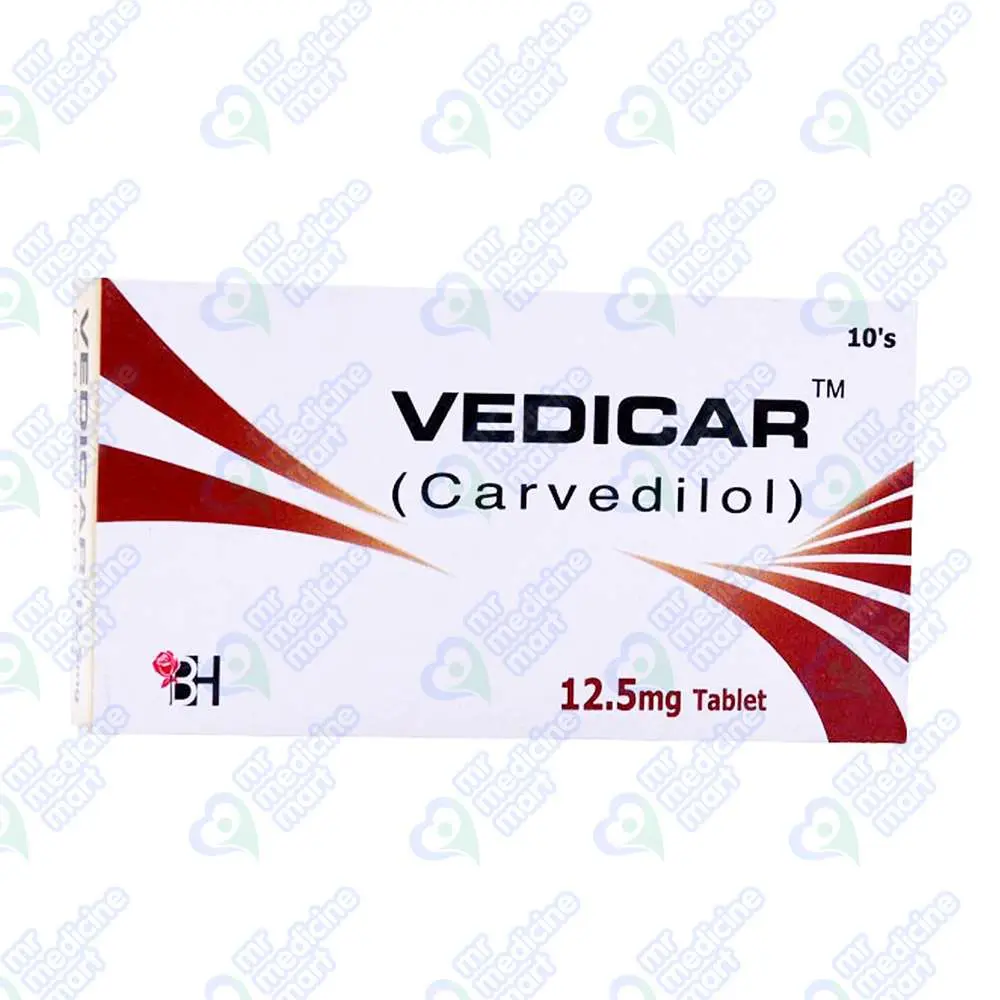 Vedicar 12.5mg Tablet 10 'S