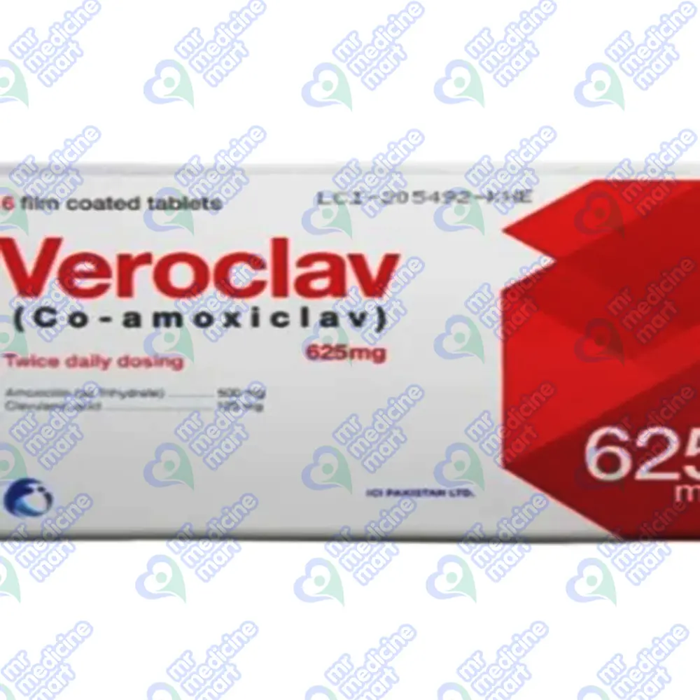 Veroclav Tablet CS 625mg 6'S