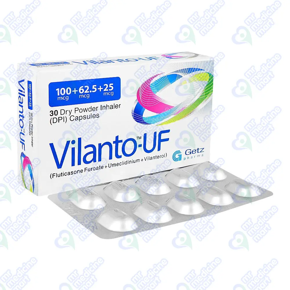 Vilanto-UF 100mcg + 62.5mcg + 25mcg