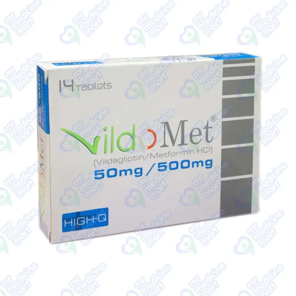 VildoMet 50mg+500mg Tablet 7 'S