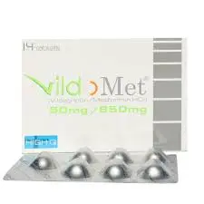 VildoMet 50mg+850mg Tablet