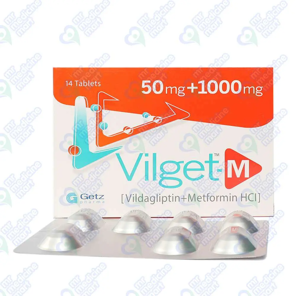 Vilget-M 50mg+1000mg Tablet 7 'S