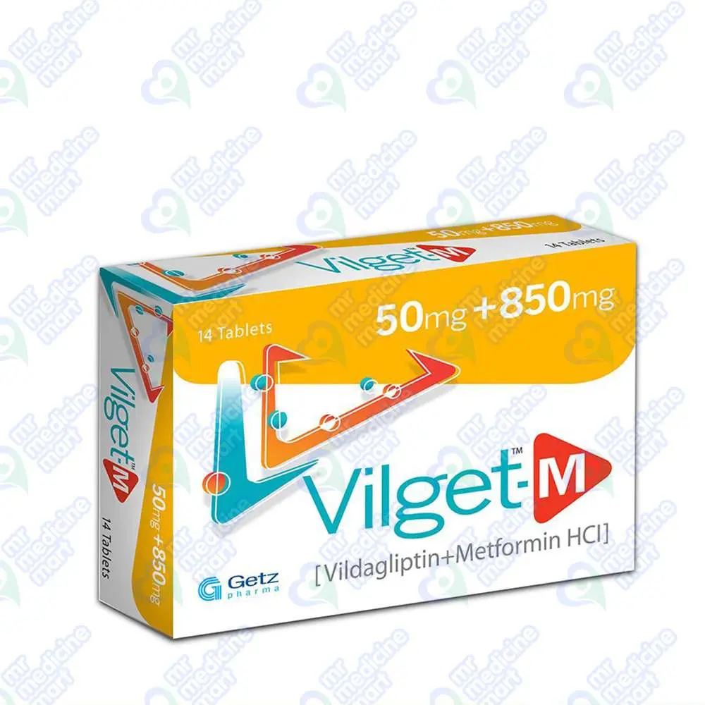 Vilget-M 50mg+850mg Tablet 7 'S