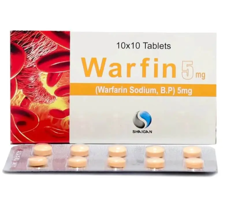 Warfin 5mg Tablet 10 'S