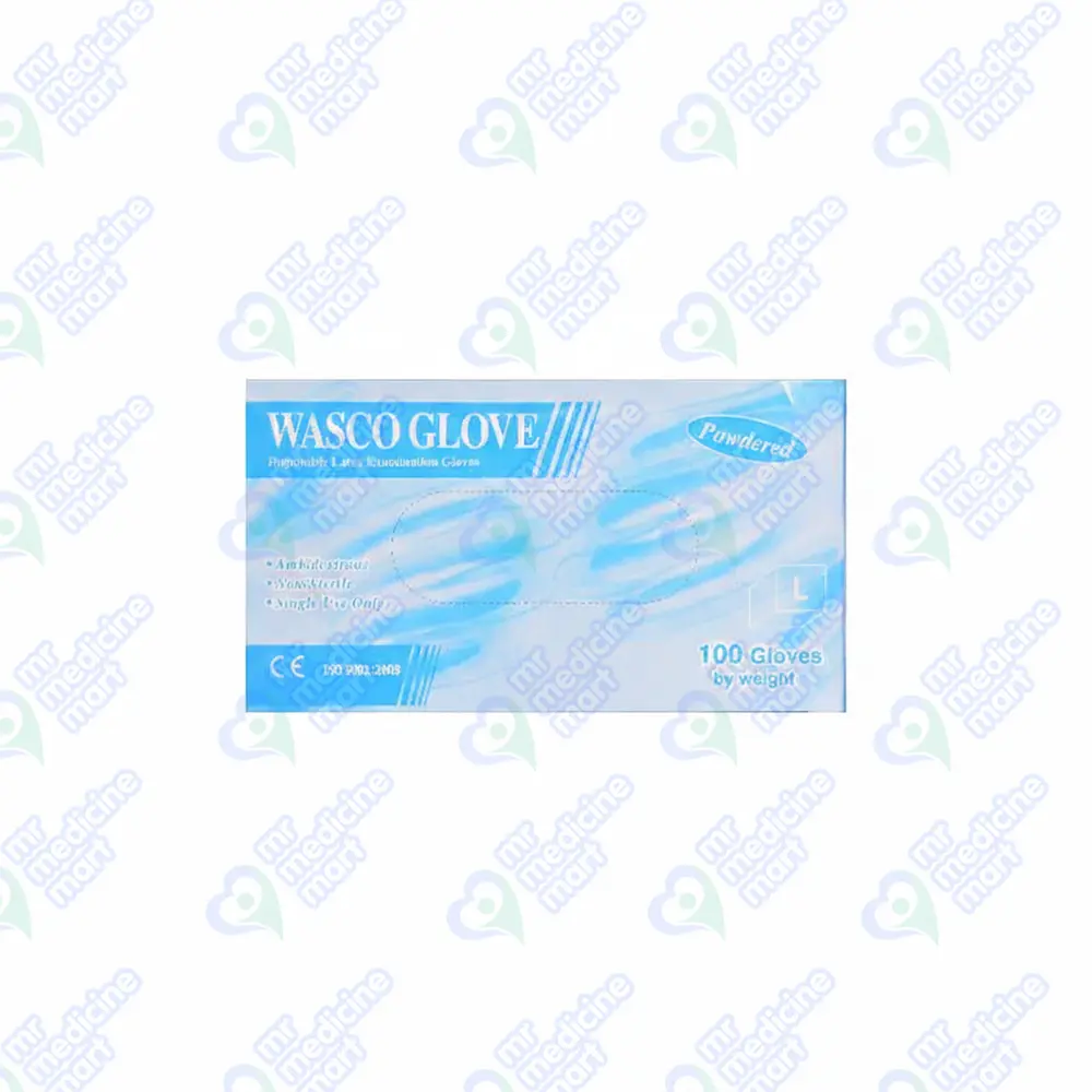 Wasco Latex Examination Gloves Large