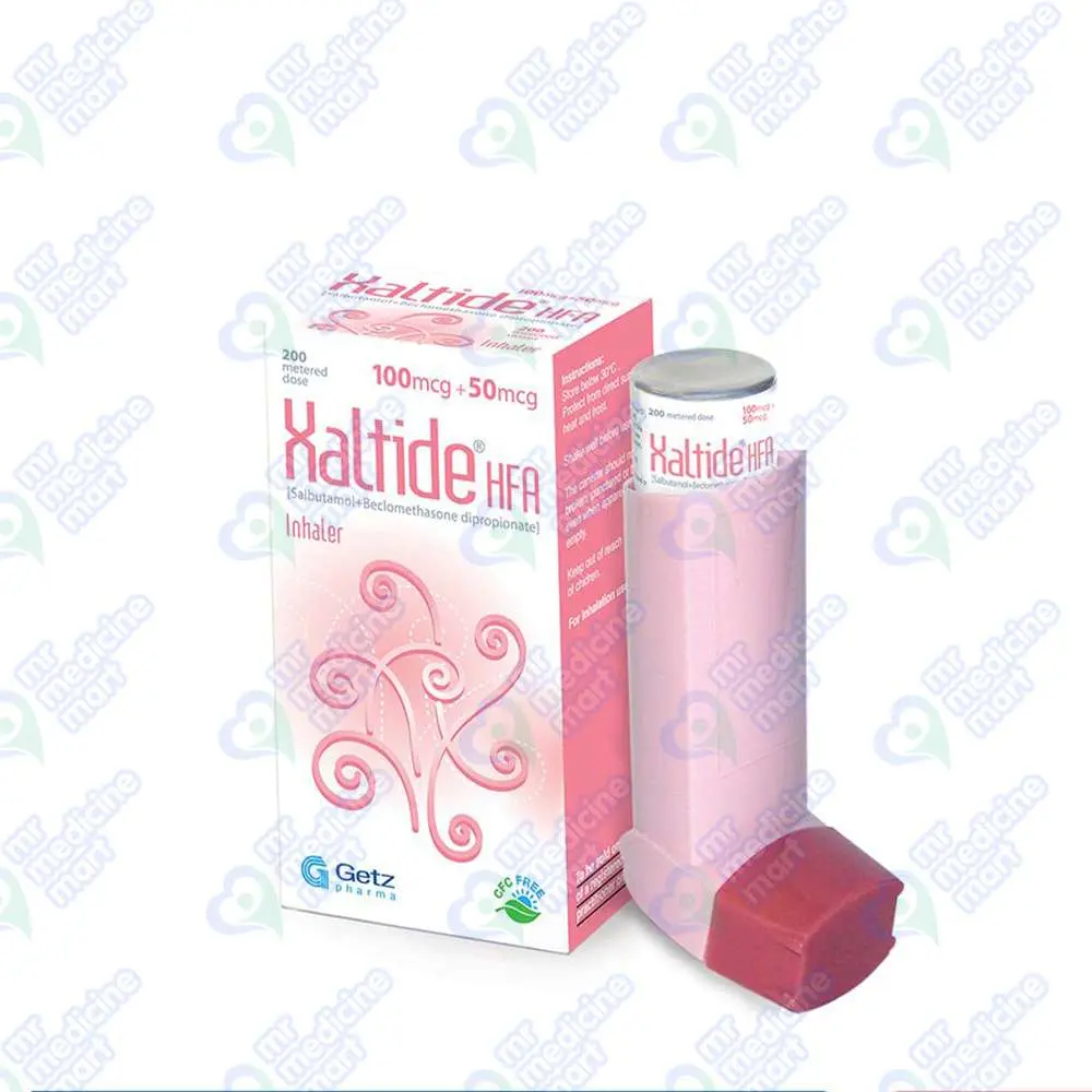 Xaltide HFA Inhaler 50mcg/100mcg 