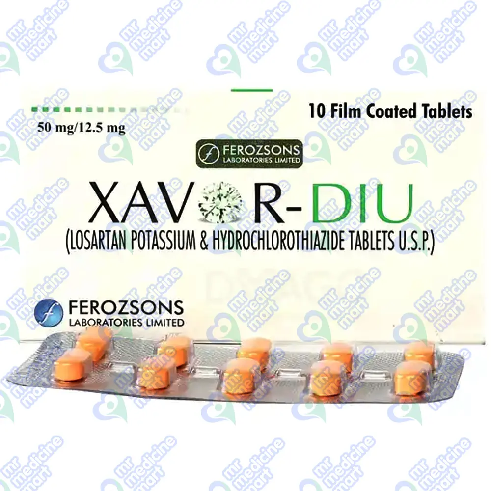 Xavor-Diu Tablet 50mg/12.5mg