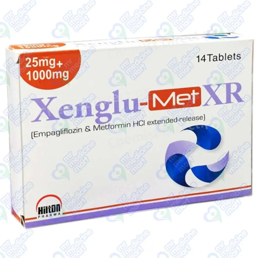 Xenglu Met XR 25mg+1000mg Tablet 7 'S