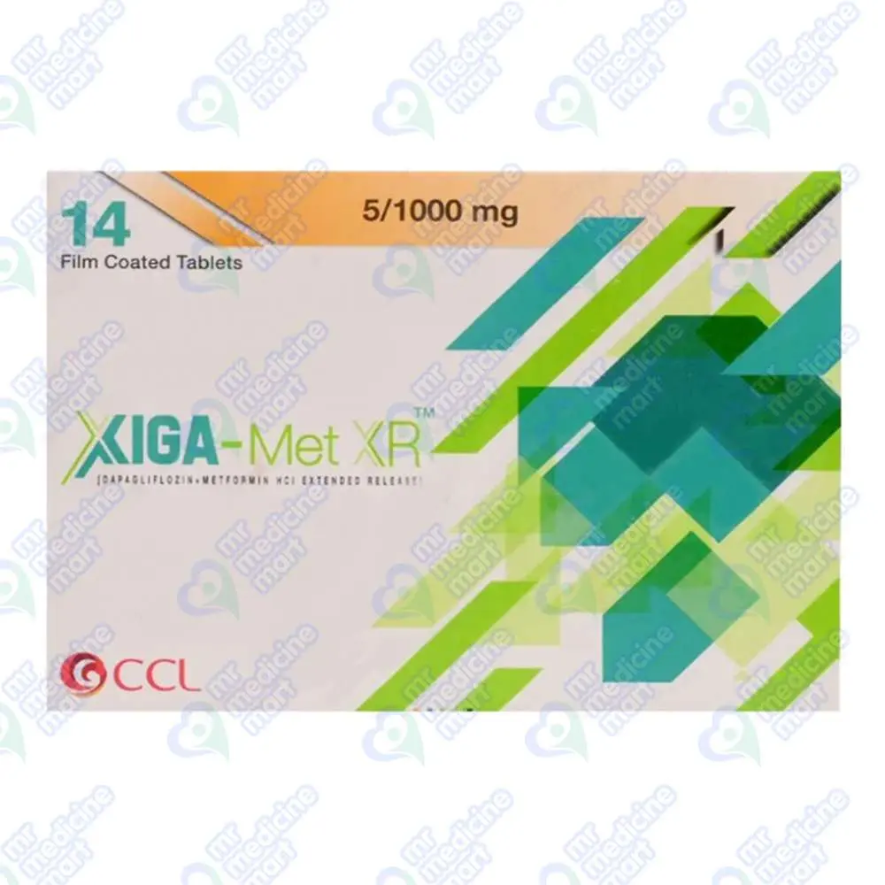 Xiga Met XR 5/1000mg Tablet