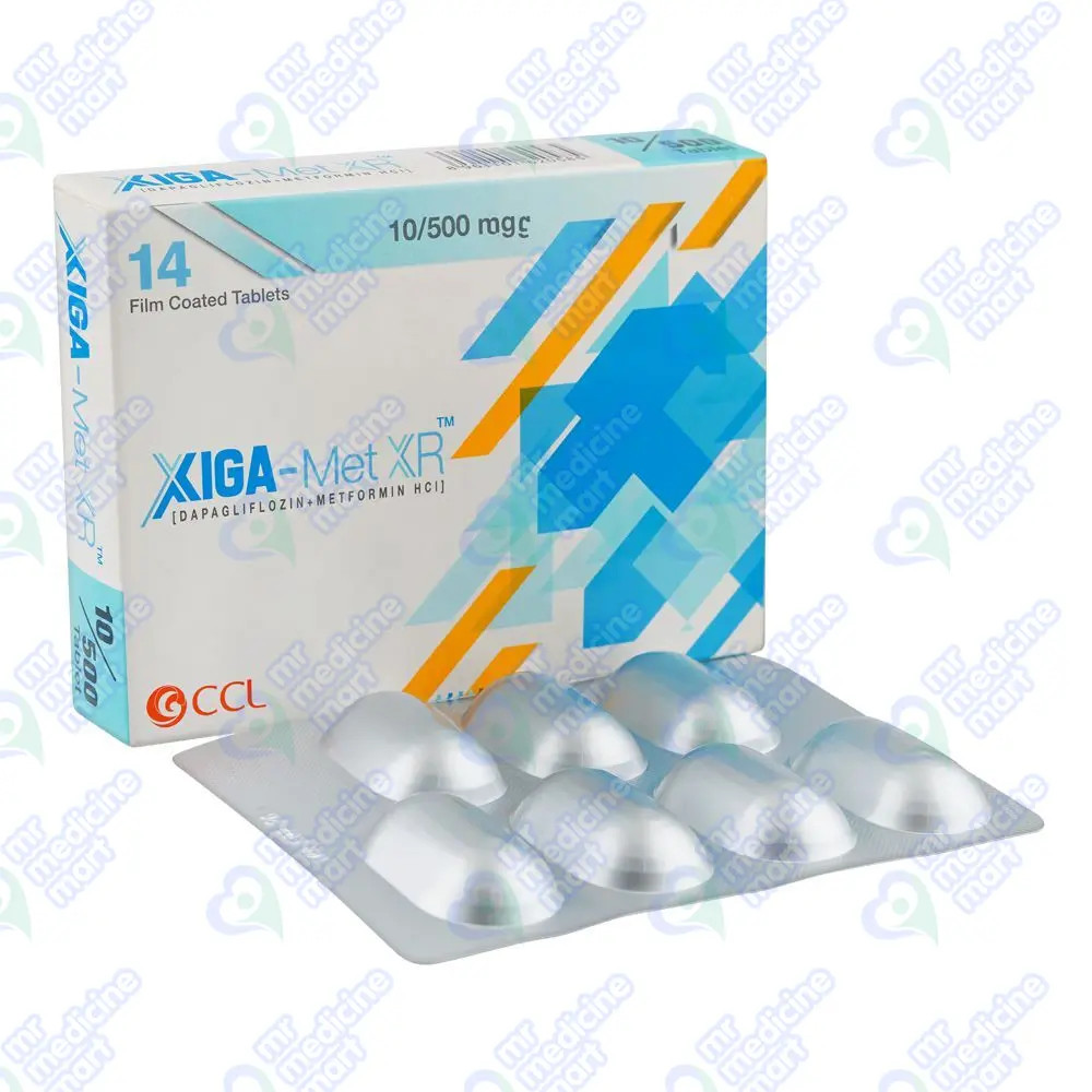 Xiga-Met 10mg+500mg Tablet 7 'S