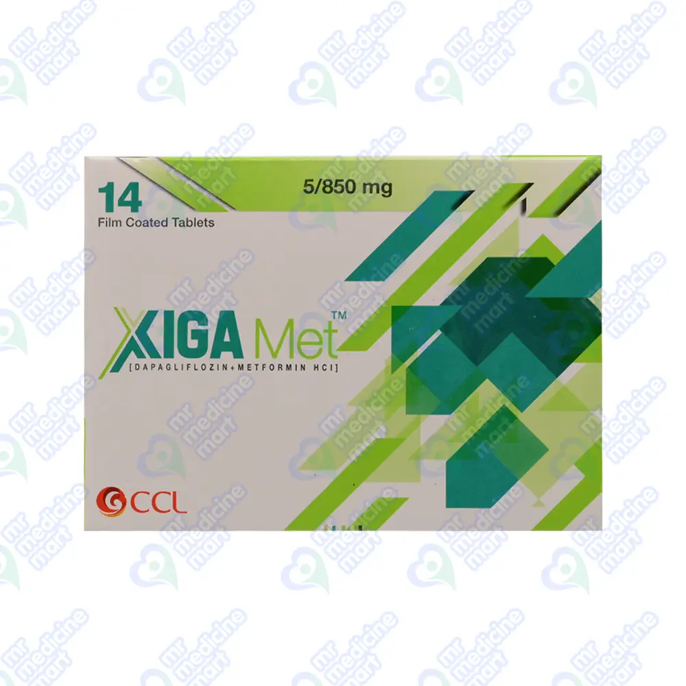 Xiga-Met 5/850mg Tablet 7 'S