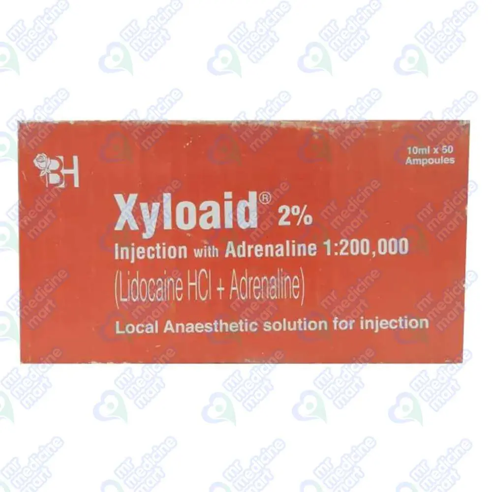 Xyloaid 2% Injection With Adrenaline(Net)