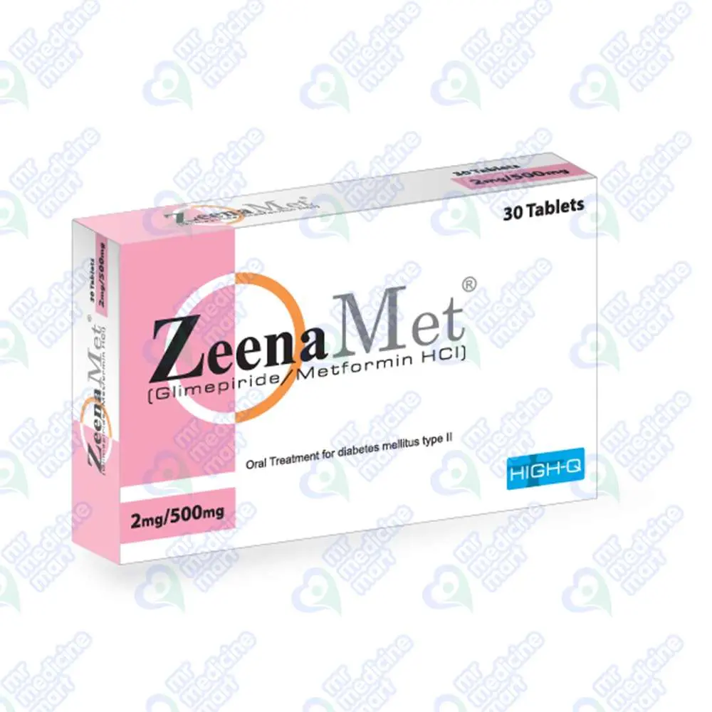 Zeena Met 2mg/500mg Tablet