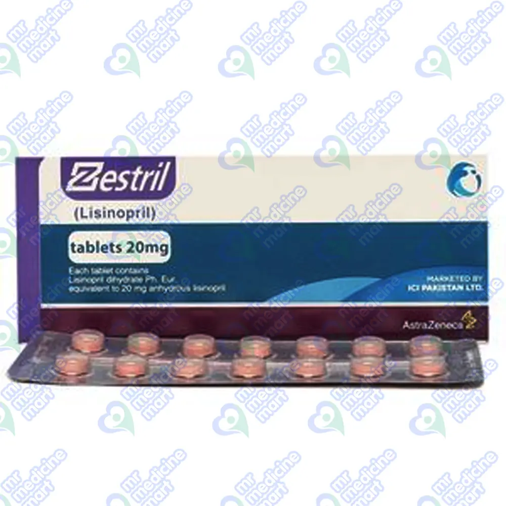 Zestril 20mg Tablet