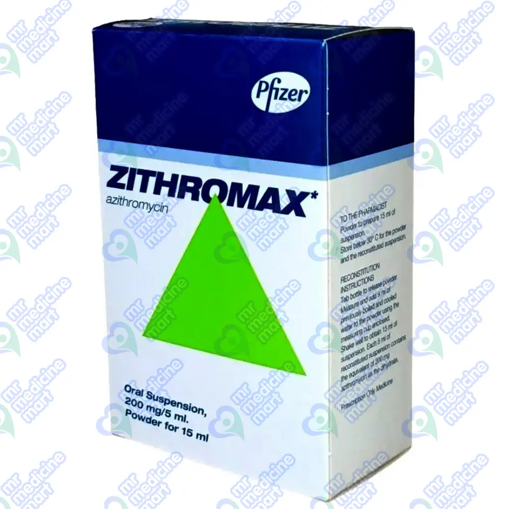 Zithromax Suspension 200mg/5ml/22.5ml