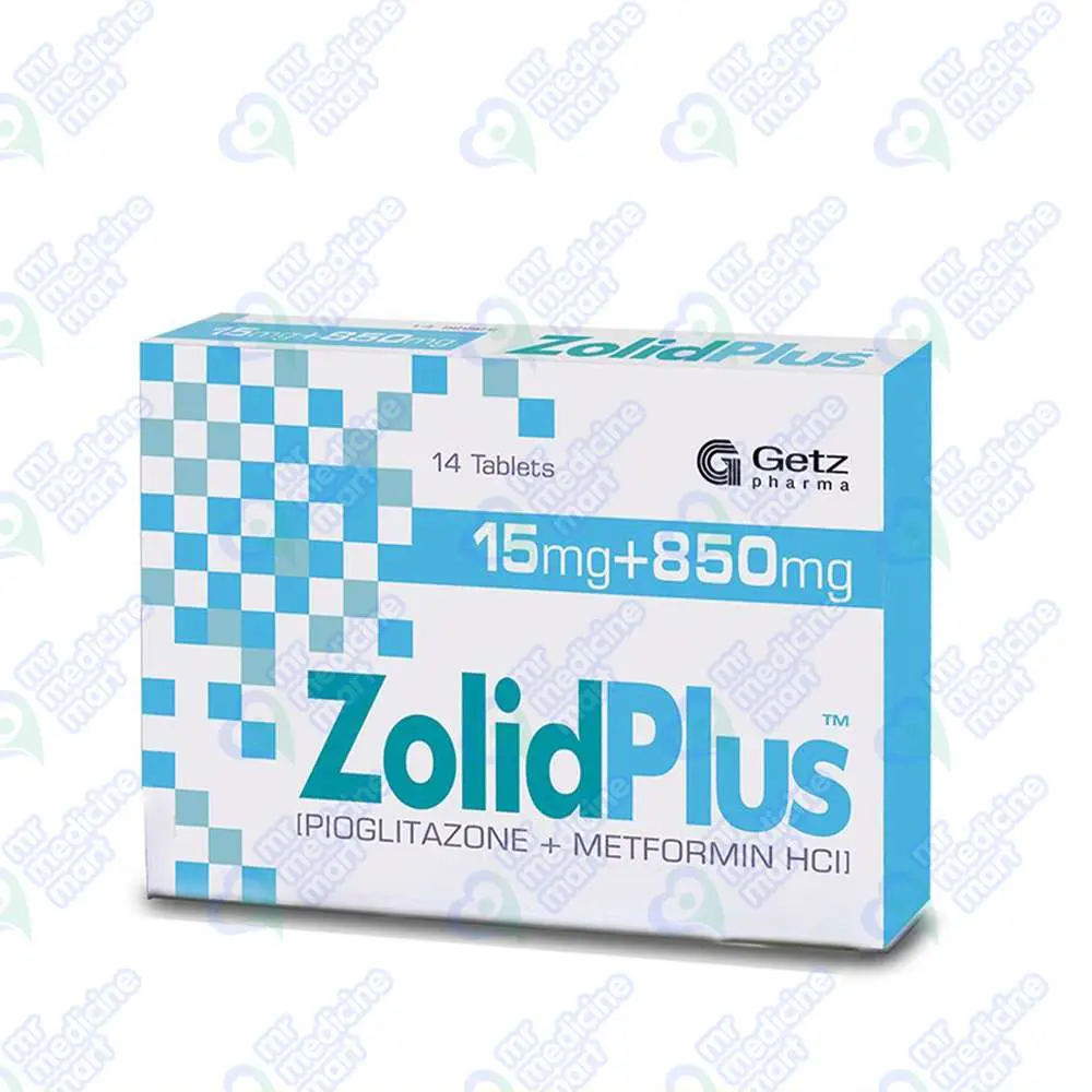 Zolid Plus Tablet 15mg/850mg 