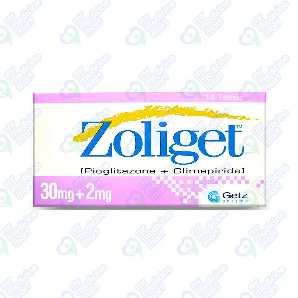 Zoliget 30mg+2mg Tablet 7 'S