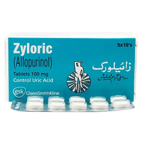 Zyloric 100mg Tablet 10 'S