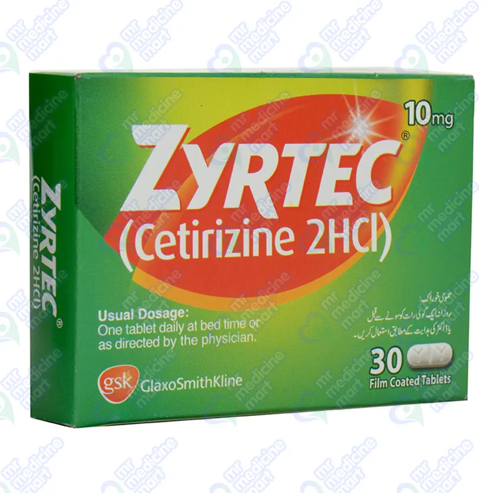 Zyrtec Tablet 10 mg 30's