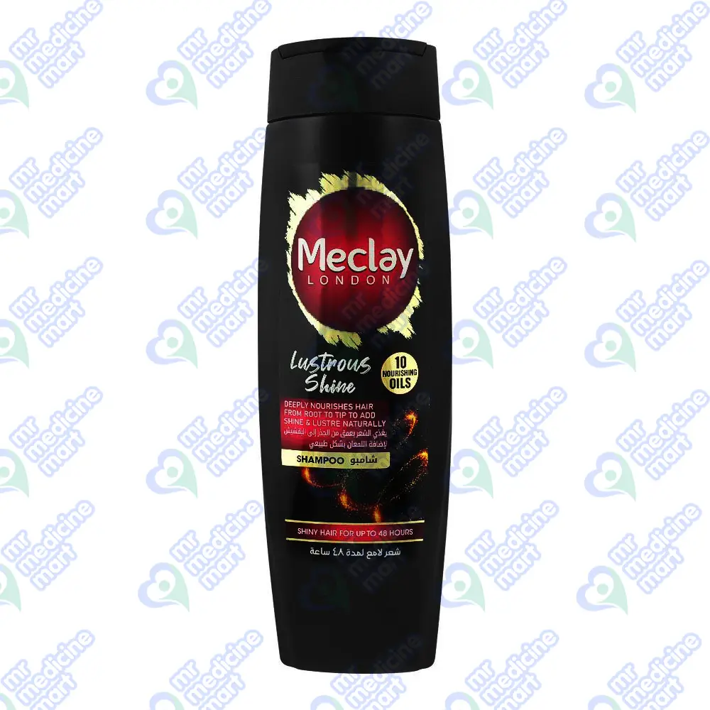 Meclay Lustrous (Black) 185ml Shampoo