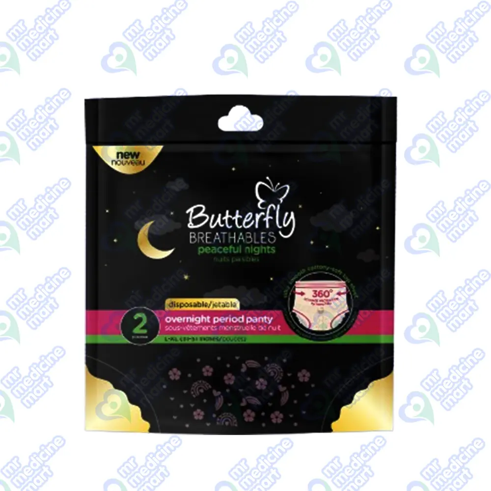 Butterfly Breathable Panty L-XL(31-51 inches) 2's