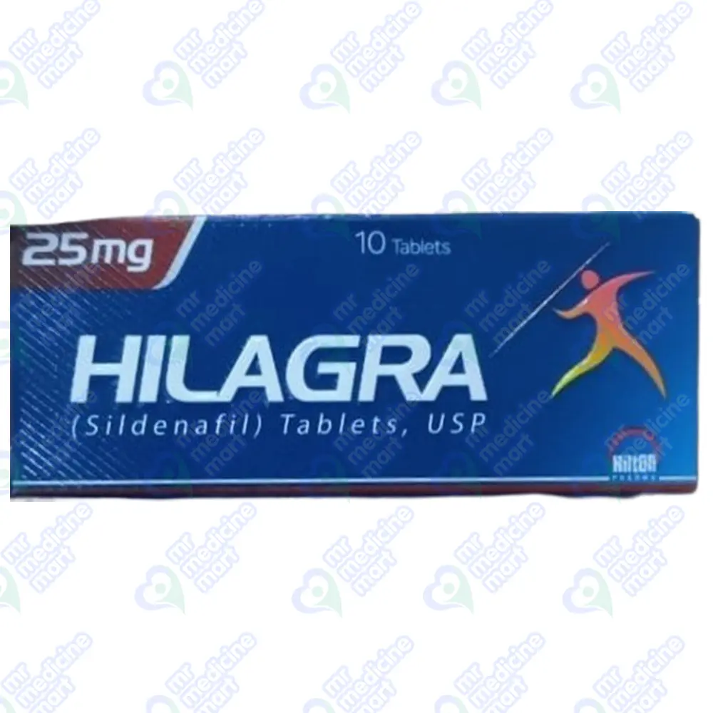Hilagra 25mg Tablets 10's