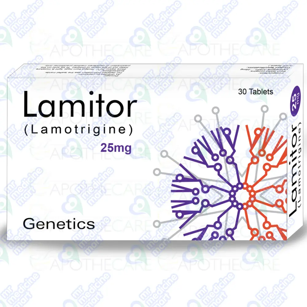 Lamitor 25mg Tablets 30's