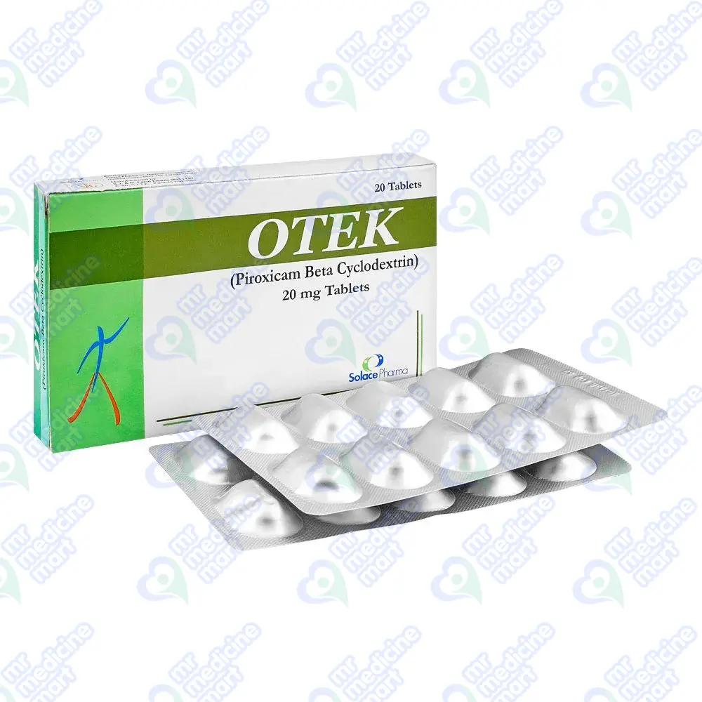 Otek 20mg Tablets 20's