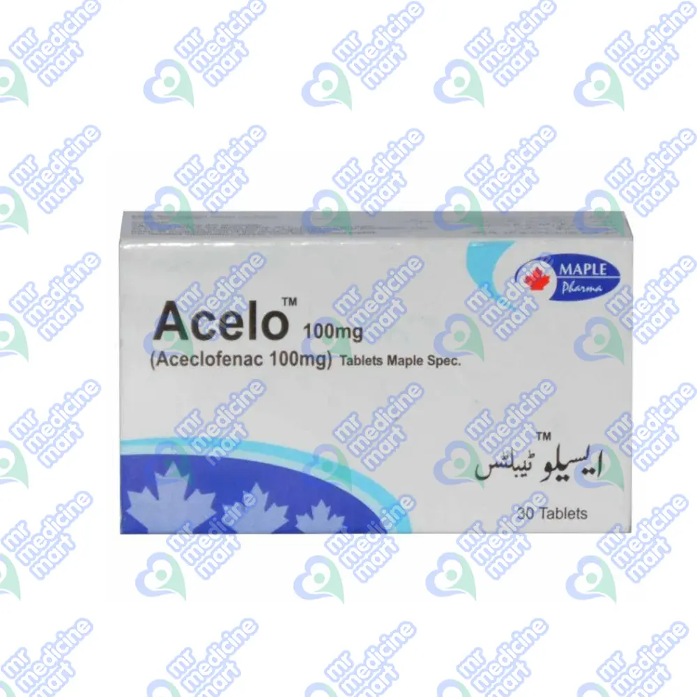 Acelo 100mg Tablets 30's (Dis Continued)