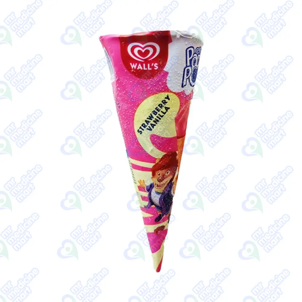 Popcone Strawberry Vanilla 90Rs Wall's