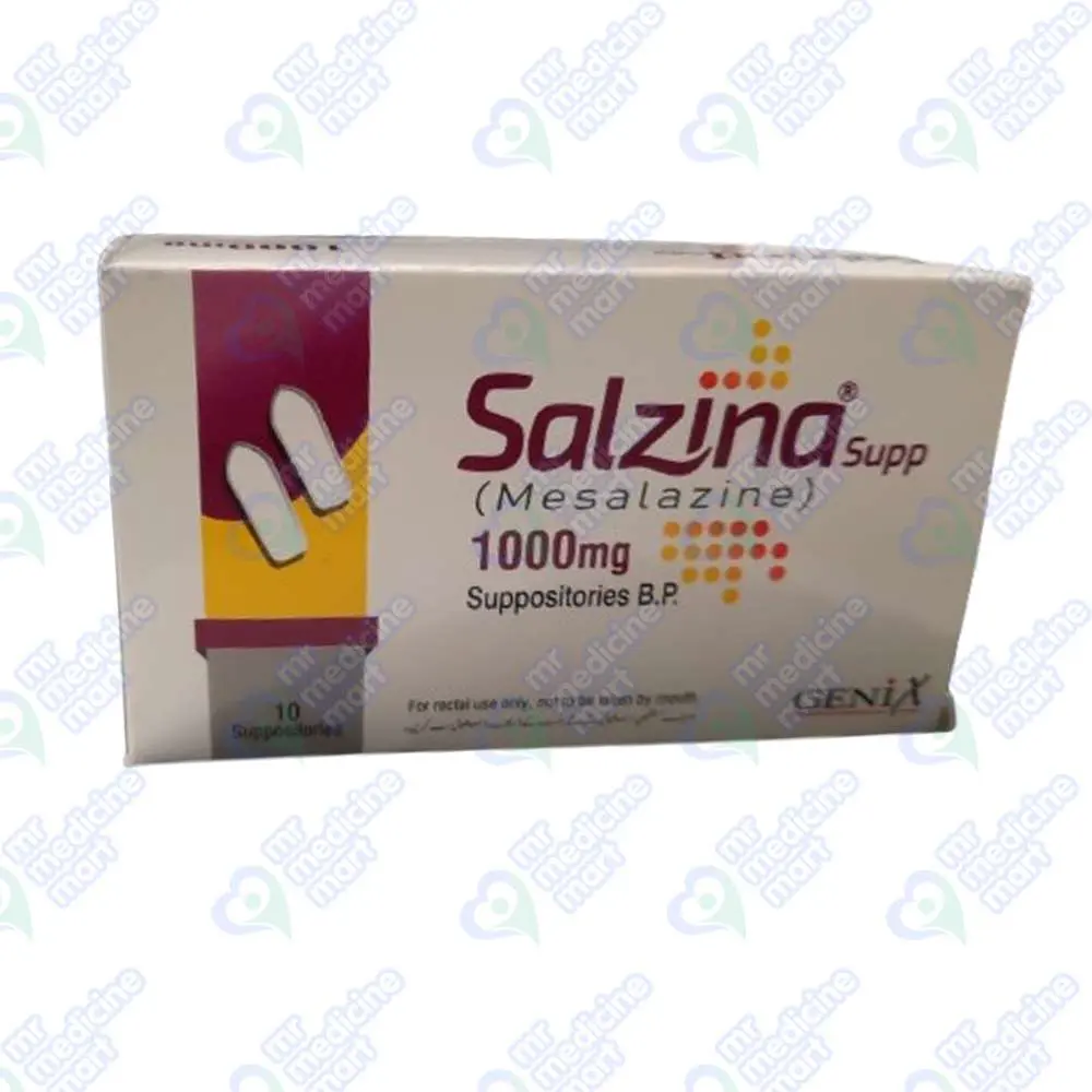 Salzina Suppositories 1000mg 