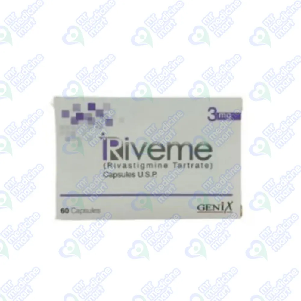 Riveme 3mg Capsules 60's