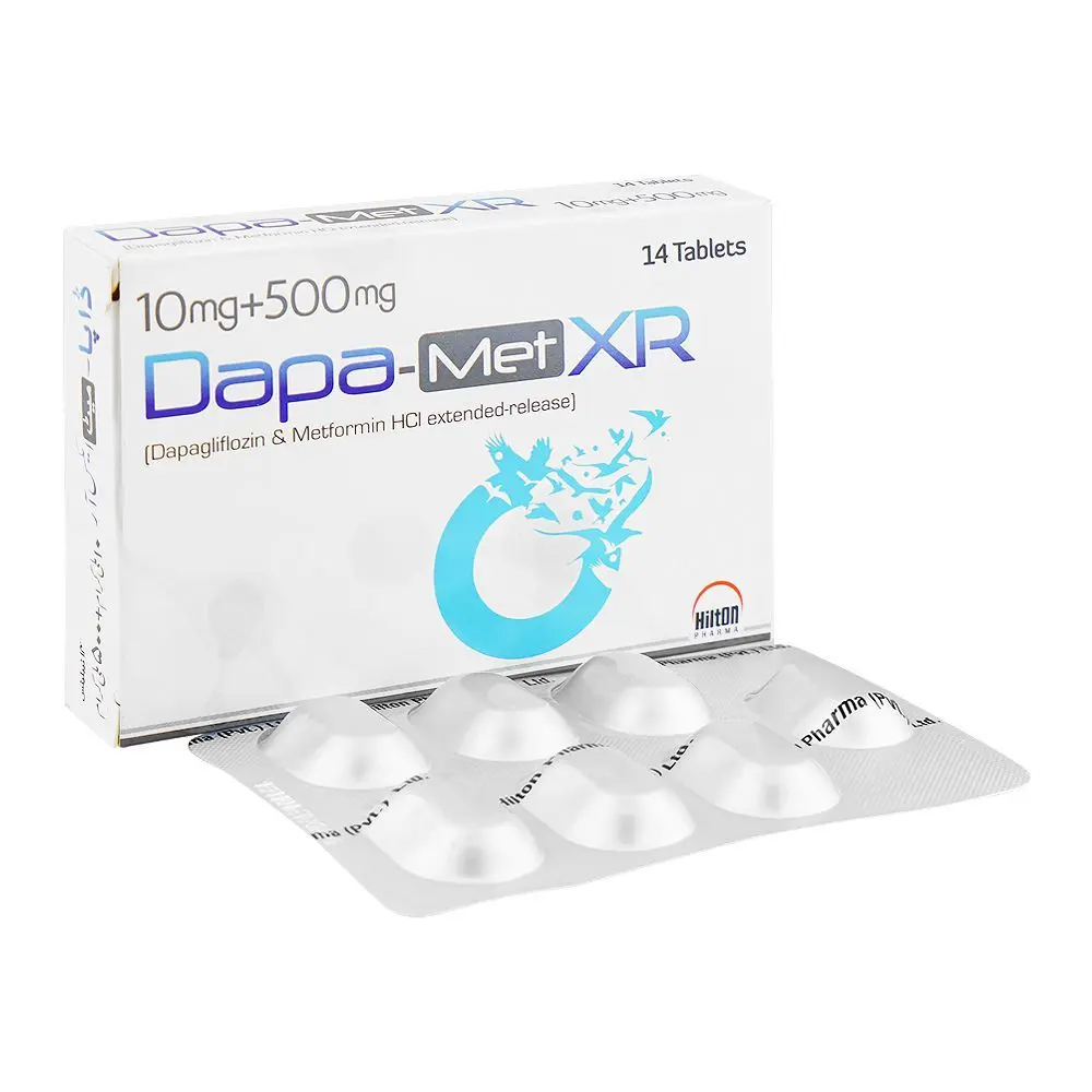 Dapa-Met XR 10/500mg Tablets 14's