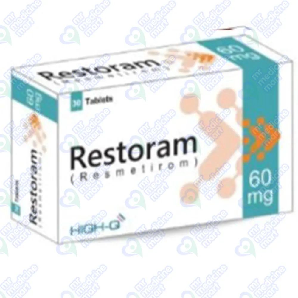 Restoram 60 mg Tablets 