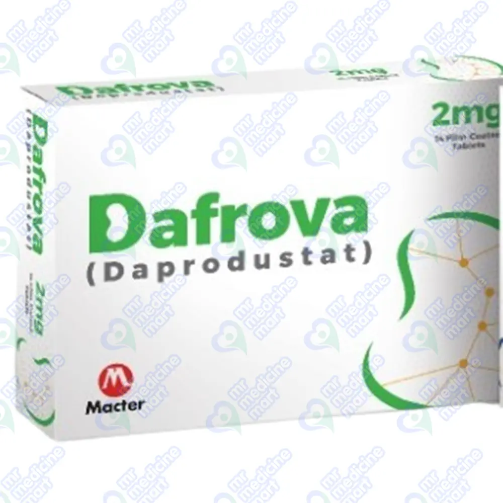 Dafrova 2mg Tablets 14's