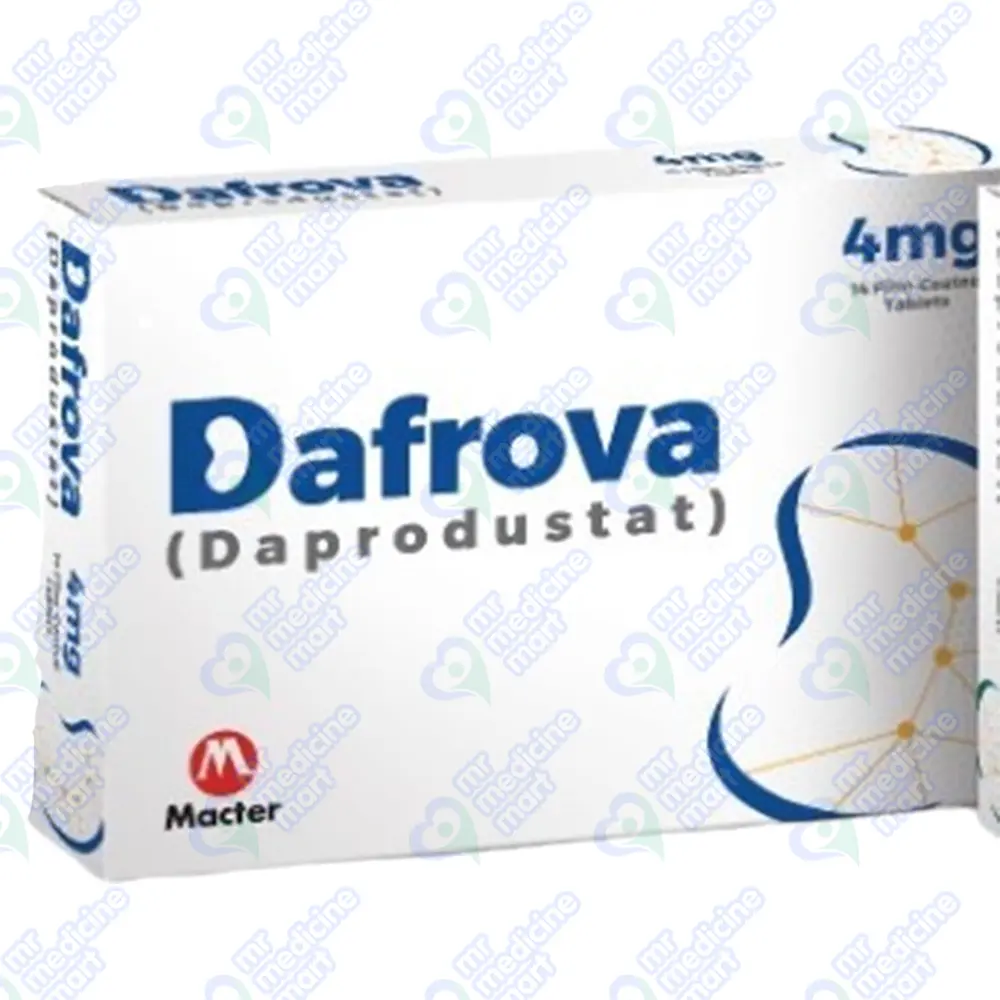 Dafrova 4mg Tablets 14's