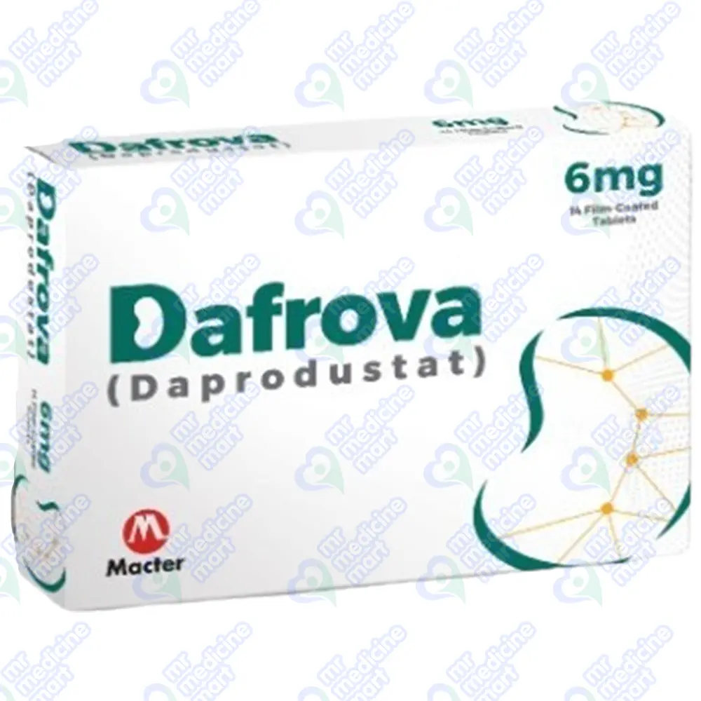 Dafrova 6mg Tablets 14's