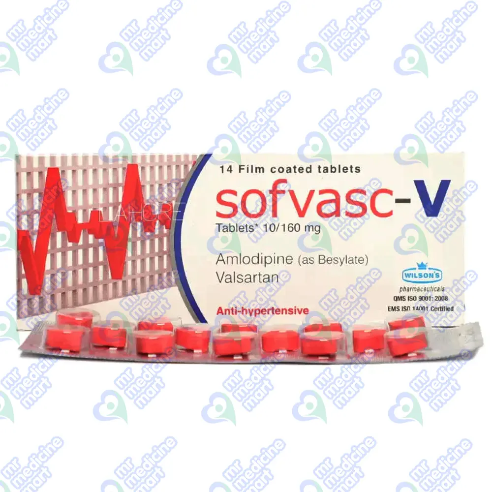Sofvasc V 10/160 mg Tablet(1 stripe)