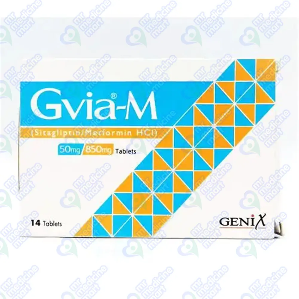 Gvia M 50mg/850mg Tablet 7'S 