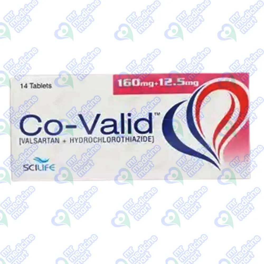 Co Valid 160/12.5mg Tablets 14's