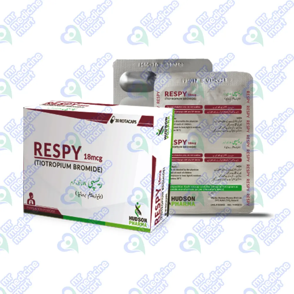 Respy 18mcg Capsule 30's 